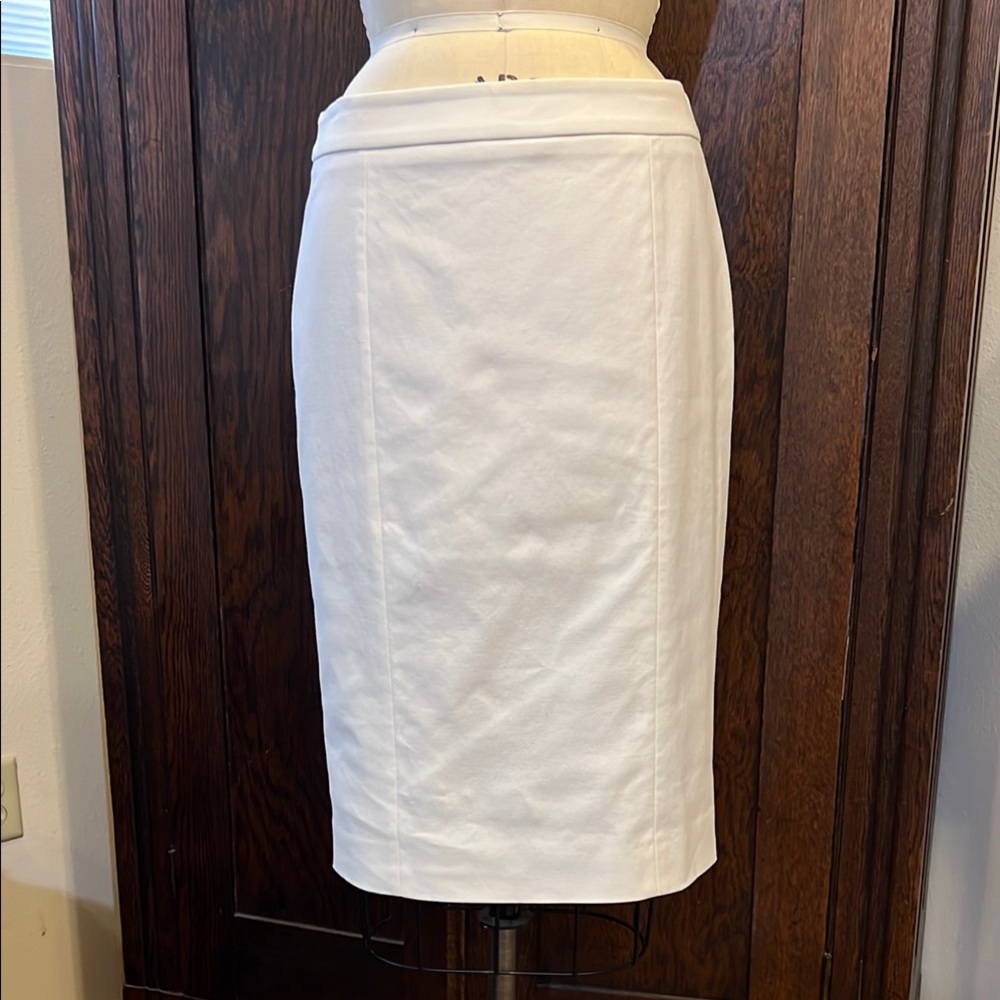 Red Valentino White Pencil Skirt